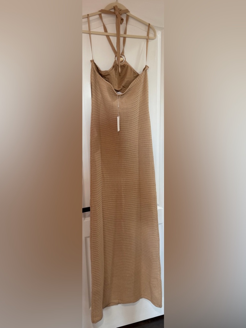 JLUXLABEL Sand Overseas Halter Maxi Dress - Picture 6 of 12